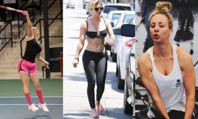 Pictures Of Kaley Cuoco Doing Workout