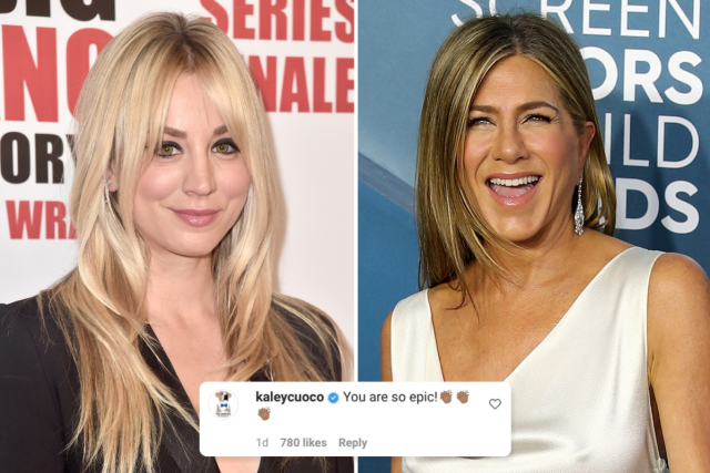 Jennifer Anniston and Kaley Cuoco, What Is A Resemblance Between Both?