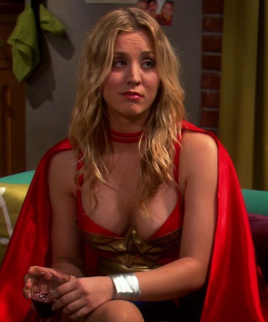 Kaley Cuoco Wonder Women Outfit