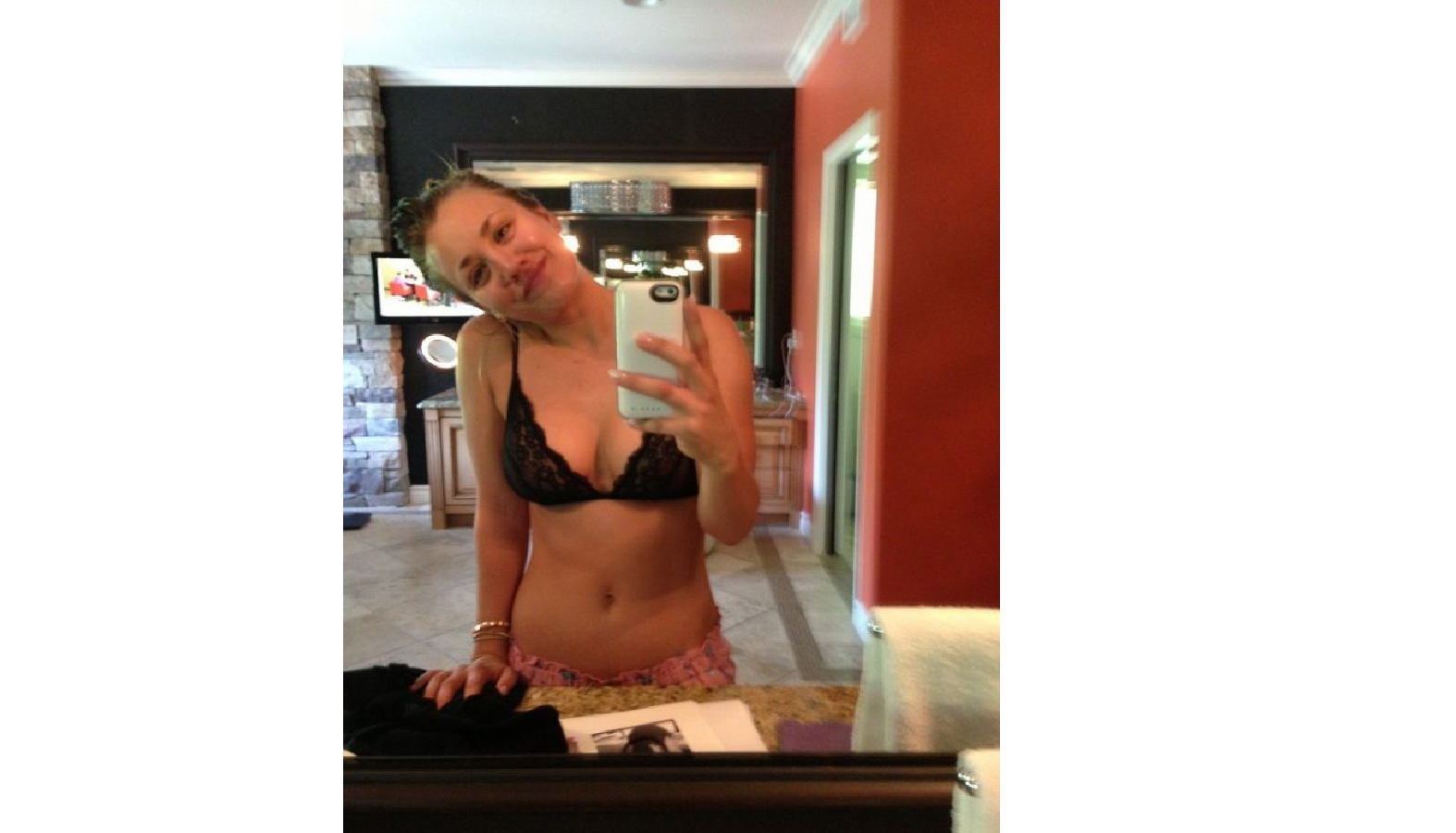 Kaley Cuoco Bikini Selfie