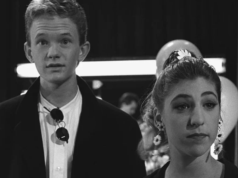 Neil Patrick Harris and Mayim Bialik in Blossom 